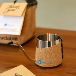 Manual Coffee Grinder, Pour-Over Kettle, and Tumbler Gift Set with Badge thumbnail 3
