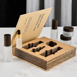Frosted Glass Cosmetic Container Gift Set in Book-Style Box thumbnail 4