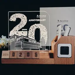 Desk Organizer, Perpetual Calendar & Pens Gift Set thumbnail 2