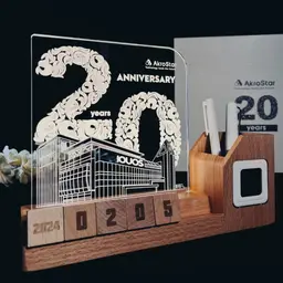 Desk Organizer, Perpetual Calendar & Pens Gift Set thumbnail 4