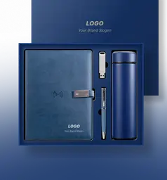 High-Quality Vegan Leather Charging Planner Gift Box Collection thumbnail 1