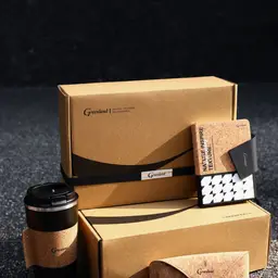 Cork Tumbler, Notebook, and Card Holder Gift Set thumbnail 11