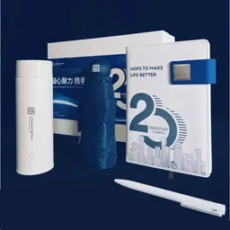 Notebook, Pen, Umbrella and Thermos Gift Set in Rigid Box thumbnail 3