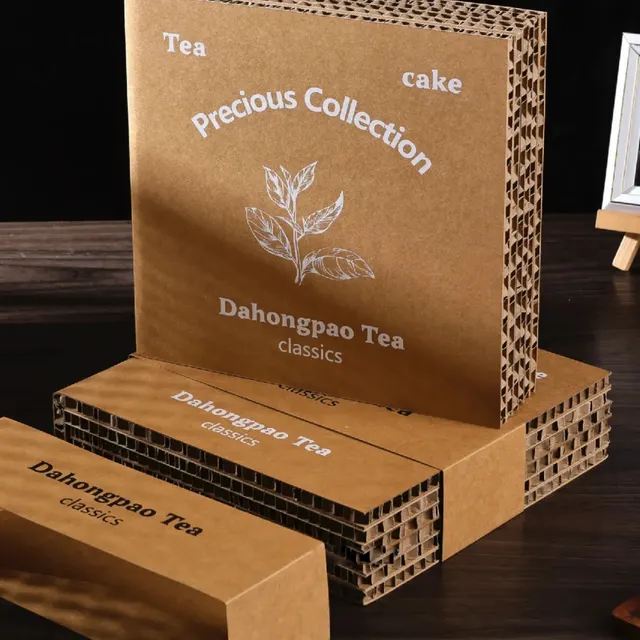 Dahongpao Tea Classics Gift Set in Brown Corrugated Box