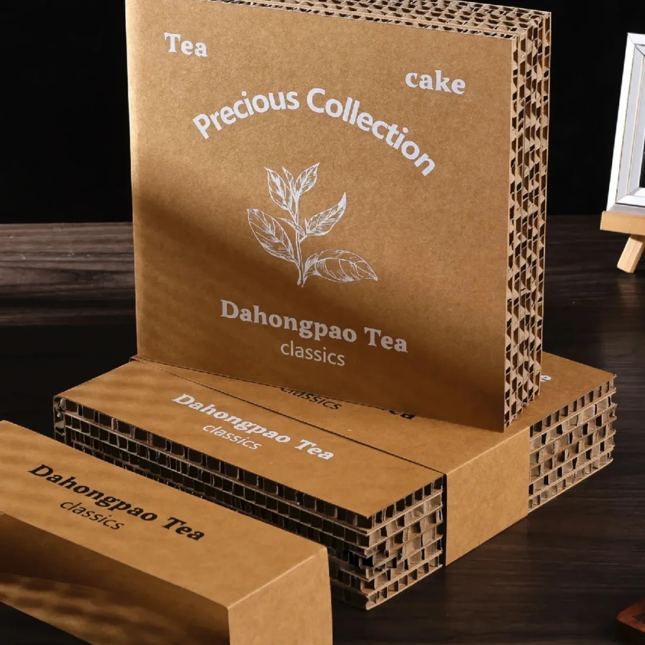 Dahongpao Tea Classics Gift Set in Brown Corrugated Box