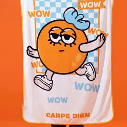 Orange and Blue Towel and Keychain Gift Set thumbnail 8