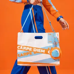 Orange and Blue Towel and Keychain Gift Set thumbnail 11