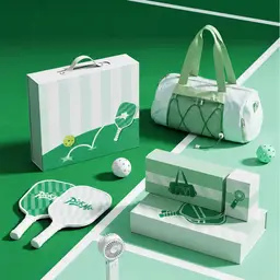 Green Handheld Fan and Tote Bag Gift Set thumbnail 8