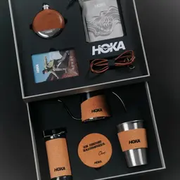 Beverage Gift Set with Water Bottle, Tumbler, Coffee Set, and Keychain thumbnail 1