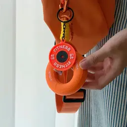 Orange Water Bottle, Tote Bag, and Keychain Gift Set thumbnail 4