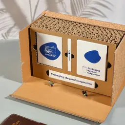 Coffee Set in Cork-Finish Paper Gift Box with Fabric Handles thumbnail 5