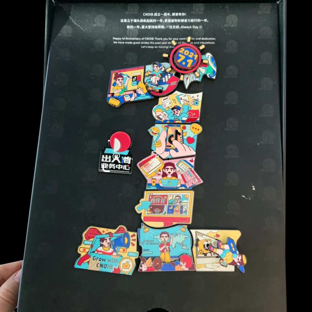 VIP Partner Appreciation Custom Pin Collection Gift Box