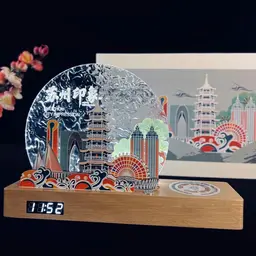 Wireless Charger Desk Light with Digital Clock thumbnail 5