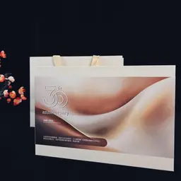 White Handheld Fan, Thermos and Compact Umbrella Gift Set thumbnail 2