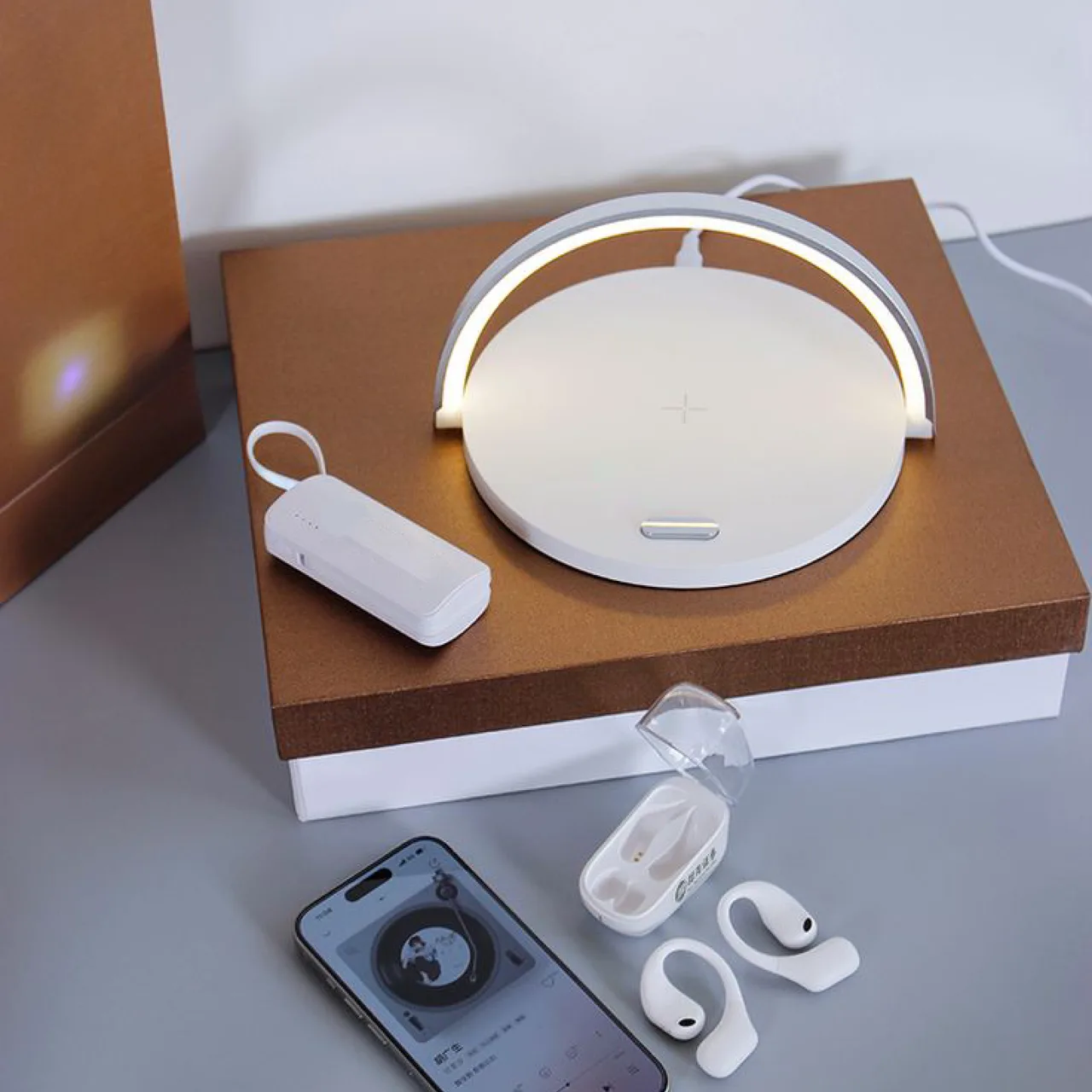 Smart Sleeping Bedside Lamp And Wellness Professional Branding Corporate Gift Set