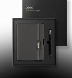 High Quality Executive Stationery Set with Leather Notebook Inside thumbnail 1