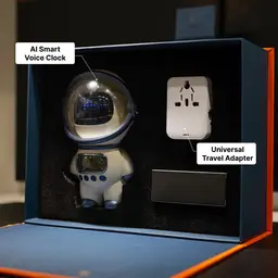 Smart Workspace Intelligent Alarm Clock And Fast Charging Branding Corporate Gift thumbnail 2