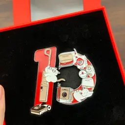Custom Multi-Piece Numeral Pin Display Box for Anniversaries thumbnail 2