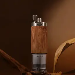 Portable Coffee Grinder and Dripper Gift Set in Wooden Box thumbnail 3