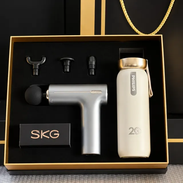 Thermos and Massage Gun Gift Set corporate gift set