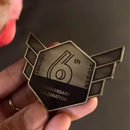 Historic Corporate Milestone Lapel Pin Collector's Box thumbnail 2