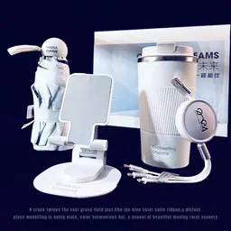 Charging Cable, Desk Organizer, Umbrella and Tumbler Gift Set thumbnail 3