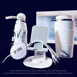 Charging Cable, Desk Organizer, Umbrella and Tumbler Gift Set thumbnail 5