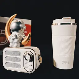 Retro Bluetooth Speaker, Travel Tumbler and Astronaut Gift Set thumbnail 5