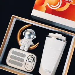 Retro Bluetooth Speaker, Travel Tumbler and Astronaut Gift Set thumbnail 2