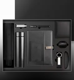 Essential Business A5 Leather Notebook Gift Box with Signature Pen thumbnail 1