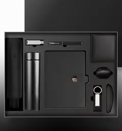 Essential Business A5 Leather Notebook Gift Box with Signature Pen thumbnail 2