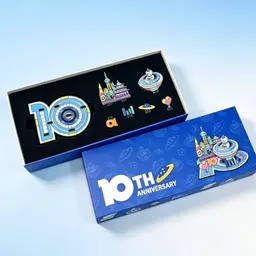 Metal Puzzle Badge Gift Set in Blue Rigid Box thumbnail 5