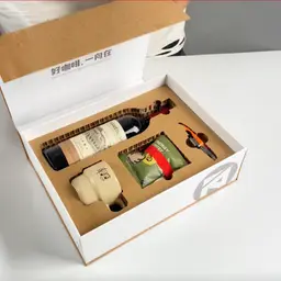 Ceramic Coffee Mug and Snack Gift Set with Hinged Box thumbnail 1