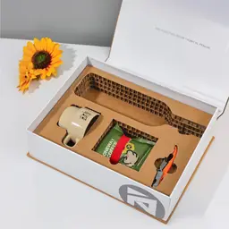 Ceramic Coffee Mug and Snack Gift Set with Hinged Box thumbnail 2