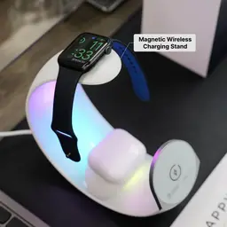 Magnetic Wireless Charging Desktop Stand And Mobile Accessories Corporate Gift thumbnail 2