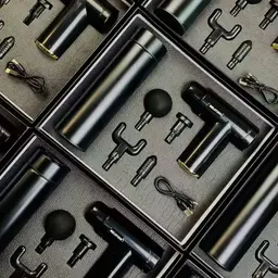 Black Thermos and Charging Cable Gift Set thumbnail 2