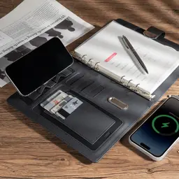 Sleek Minimalist Charging Notebook Set with Power Bank Gift Box thumbnail 5