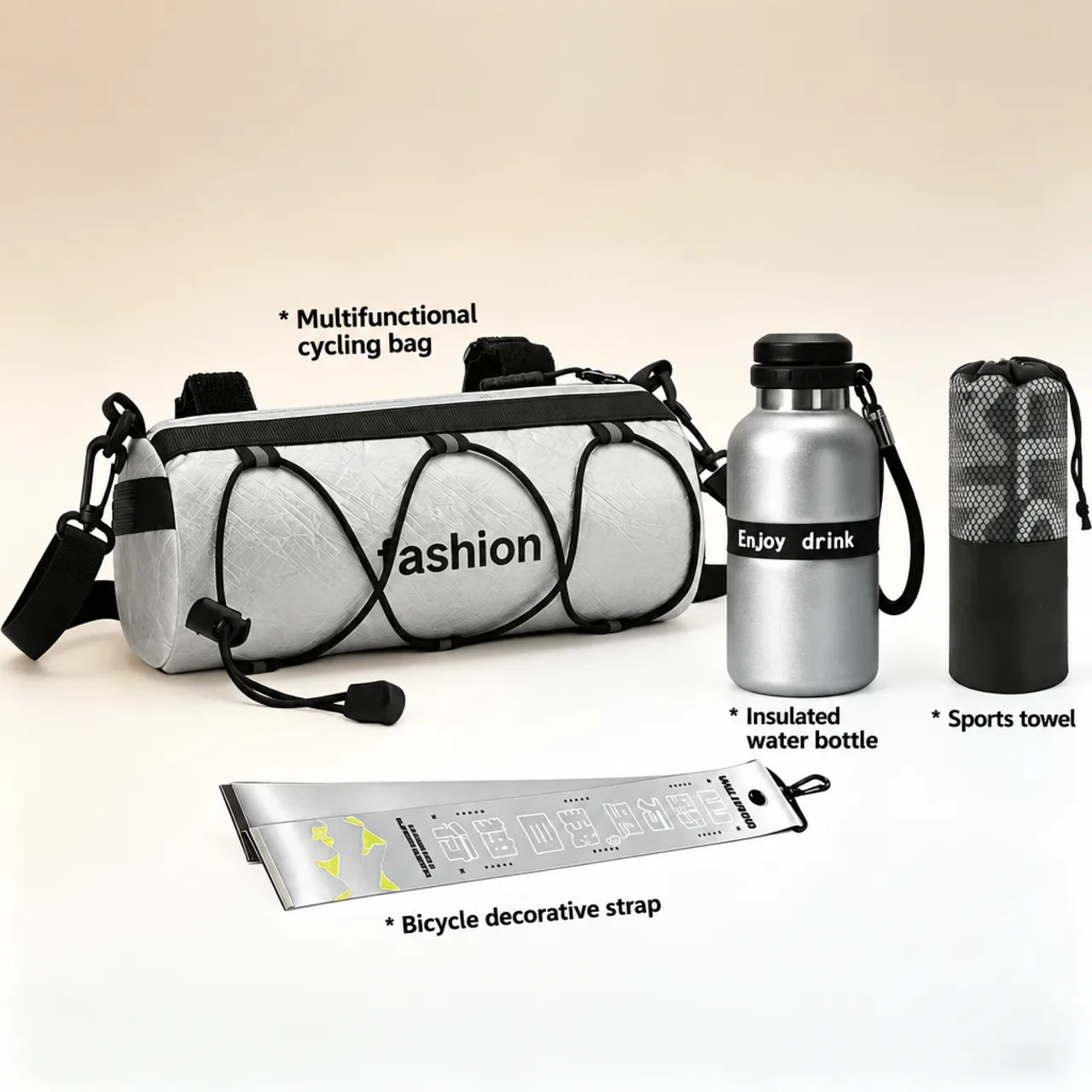 Tote Bag, Insulated Bottle & Sports Towel Gift Set — View 1