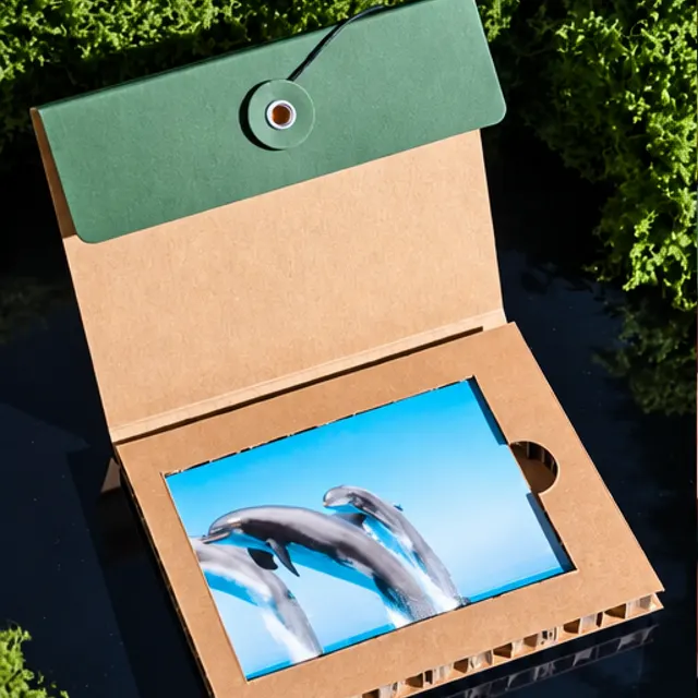 Envelope-Style Gift Box with Honeycomb Insert