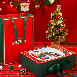 Charming Holiday Spirit Gift Container for Christmas Party Souvenirs thumbnail 1