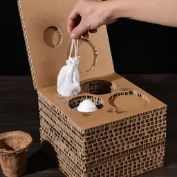 Coffee Gift Set with Planting Pot and Fabric Bag thumbnail 1