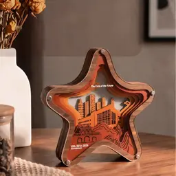 Star-Shaped Desk Organizer Gift Set with Charging Cable thumbnail 2
