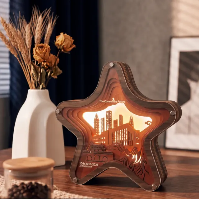 Star-Shaped Desk Organizer Gift Set with Charging Cable corporate gift set