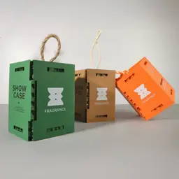 Cylindrical Fragrance Gift Set in Foldable Honeycomb Box thumbnail 2