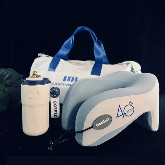 Executive Commuter Gift Bundle: Luxury Memory Headrest Presentation Set