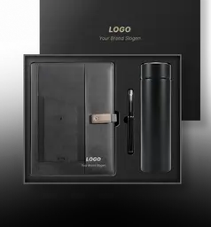 Durable PU Leather Power Bank Journal with Magnetic Box thumbnail 2