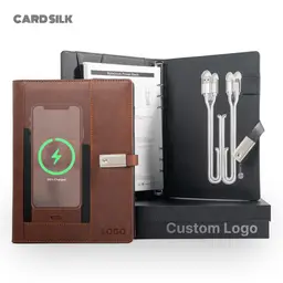 Durable PU Leather Power Bank Journal with Magnetic Box thumbnail 4