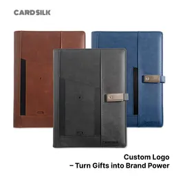 Durable PU Leather Power Bank Journal with Magnetic Box thumbnail 6