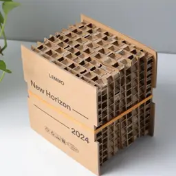 Ribbed Ceramic Candle in Honeycomb Paper Gift Box thumbnail 5