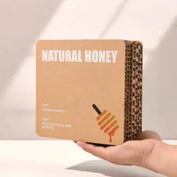 Four-Jar Honey Gift Set in Corrugated Paper Box thumbnail 4